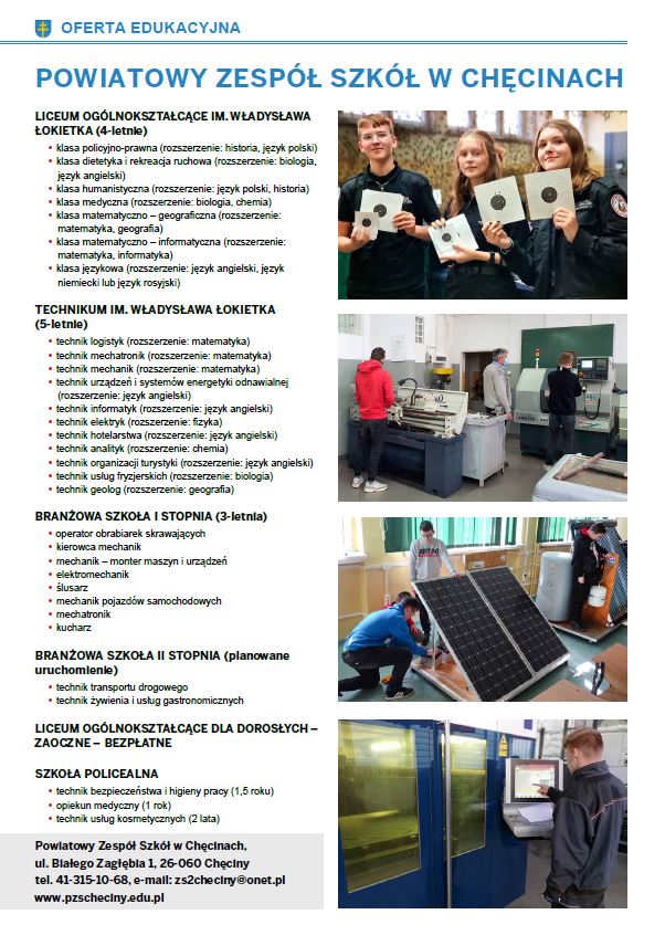 oferta edukacjna PZS w Chęcinach